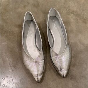 Open Edit - Silver Women's Flats